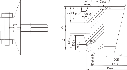 NORSOK IX Seal Ring Gaskets Drawing